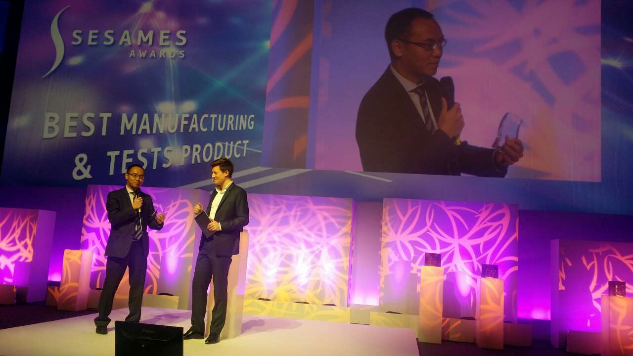 雄帝產品榮膺2015法國SESAMES AWARDS大獎